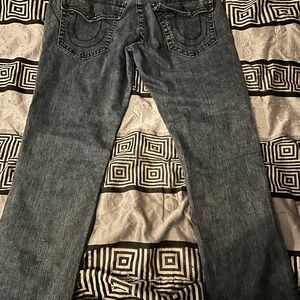 True Religion Men's Straight Jeans - Dark Blue